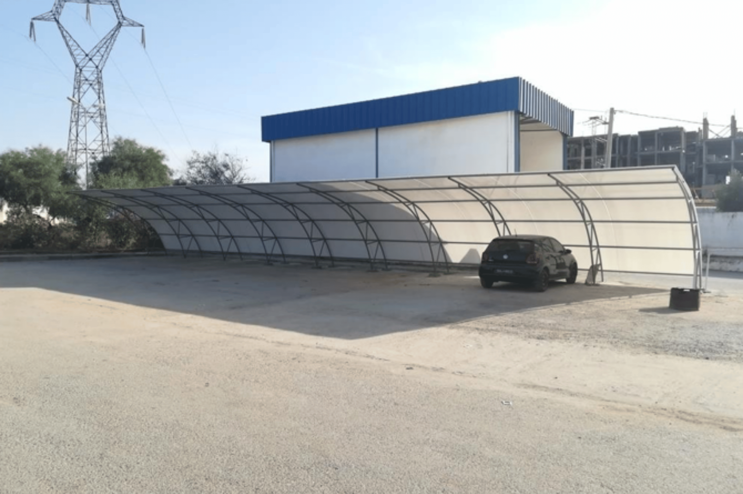 Abri Métallique TCB – Loge Gardien & Parking Couvert